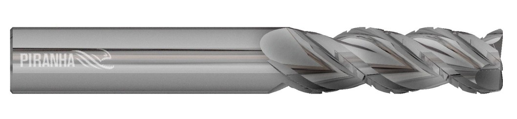 3 flute coupe au centre - brise-copeaux