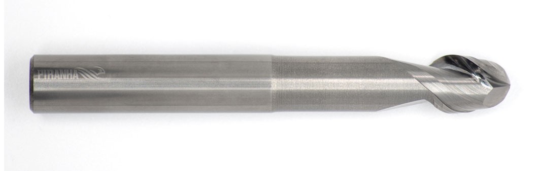 2 flute long reach, ball nose, polished